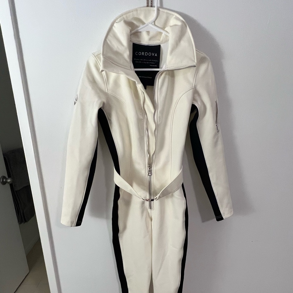 Cordova Ski Suit in Cloud Dancer - Size Small
